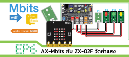 Mbits with microBLOCK บทที่ 6 AX-Mbits กับ ZX-02F